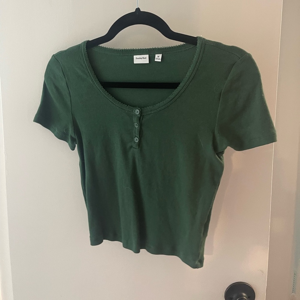 Aritzia Green Top